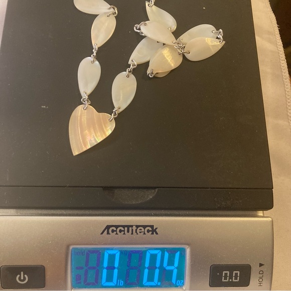Necklace mother of pearl shell heart - Picture 7 of 16